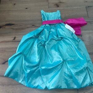 Sophia young designs limited  Dress with Pink Sash